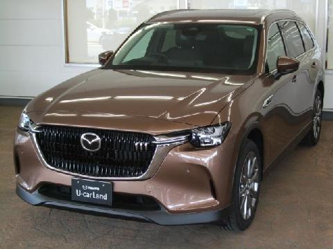 マツダ CX-80 XD　Lパッケージ　デモアップカー　ナビ